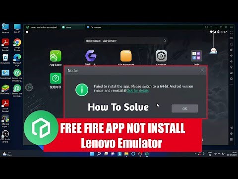 Lenovo Emulator Free Fire Apk File Not Install - How To Fix Problem