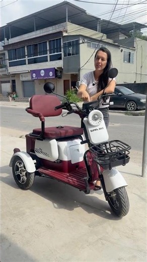 Big Tri electric tricycle. Contact our team to learn more: (21) 97254-9545 #suprabike
