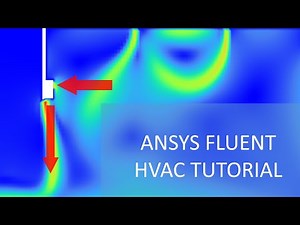 Ansys Fluent Tutorial | CFD Analysis of Airflow in a Room with Air Curtains | TUI Commands