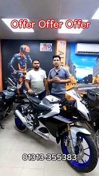 Yamaha R15m bs7 icon performance Biggest Discount going on #r15mbs7 #r15m #alifmotors