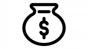 Finance Animated Icon Money Bag Icon Stock Footage Video (100% Royalty-free) 1102217783 | Shutterstock