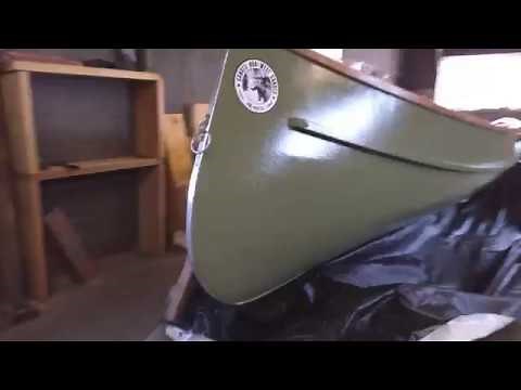 Just bought that freshly rebuilt 22 Ft Nor-west Freighter Canoe.