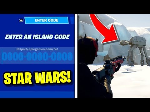 FORTNITE STAR WARS CREATIVE 2.0 MAP CODE! (FORTNITE STAR WARS MAP)