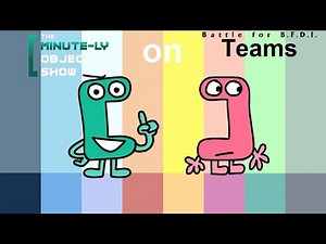 If The Minutely Object Show 1 and 2 Characters were on BFB Teams