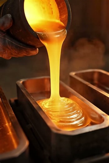 How Gold Bars Are Made | Amazing Gold Bar Production Process