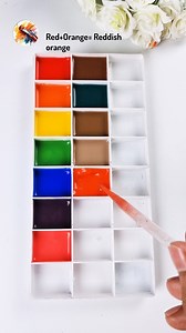 How to create 16 new colors from rainbow colors #colormixing #paintmixing #colors #shorts | Painting Concept