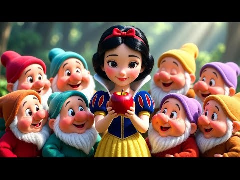 Snow White and the Seven Dwarfs 🍎 | Full Fairy Tale Story with Dialogues |