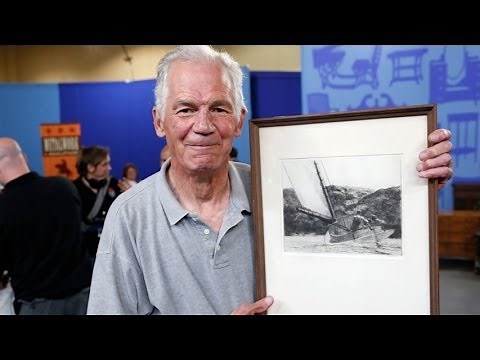 1922 Edward Hopper Etching, "The Cat Boat" | Owner Interview | Boise