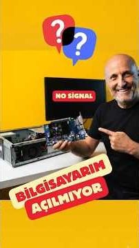 Bilgisayarım Neden Açılmıyor? Basit Yoldan Arıza Tespiti