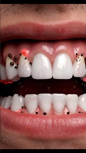 What Plaque Does to Teeth | Gum Inflammation in 3D