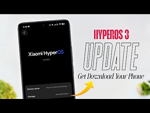 First devices to receive Xiaomi HyperOS 3 Global – September 24 , 2025