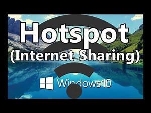How to Setup Hotspot in Windows10 Laptop for Internet Sharing