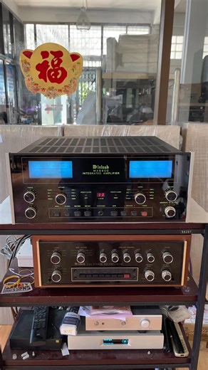 Mcintosh MA6800 อินทิเกรตตัว TOP สุดในยุคปี 1994-2000 กำลังขับ 150W 150W พึ่งเข้าใหม่ ใช้ไฟ 220v เสียบไฟบ้านเราได้เลย กำลังทดสอบเสียงเต็มระบบ #mcintosh #ma6800 #sinewavemusicshop | Sinewave Music Shop