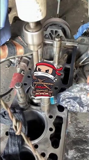 DIY Engine Block Honing Process | Restoring Cylinder Walls Like a Pro! #shorts #cleaning #machine