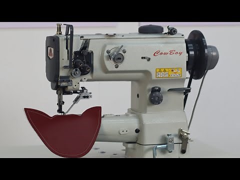 Machine à coudre le cuir avec moteur positionneur silencieux