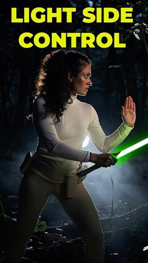 Feint to Double Thrust - Lightsaber Duel #starwars #jeditraining #lightsaberduel