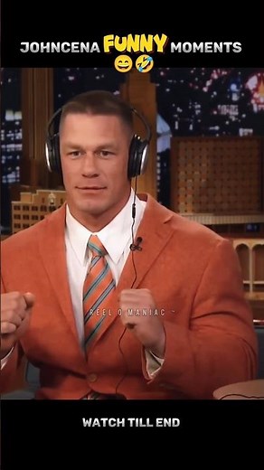 Funny🤣JOHNCENA 😂MOMENTS in WWE || Johncena || Reel o Maniac #wwe #subscribe #reelomaniac #johncena