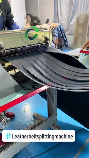 How to make leather belt cutting and splitting?#leatherbelt #leatherbeltmaking #leatherbeltmakingmachine #leatherbeltsplitngmachine #leathersewing