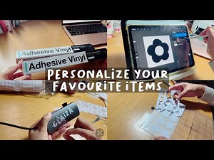DIY Customization with HTVRont's Permanent Adhesive Vinyls 🌷