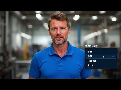 Pressure Unit Converter — PSI Bar kPa atm Calculator — How to Use It | Engineering Tool