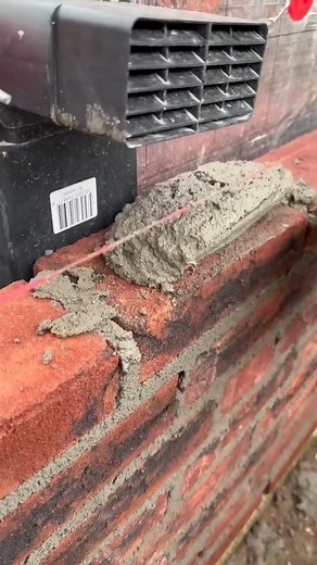 41.How To Lay Bricks tricks For Beginners Using a line 🧱🧱🧱🧱#brickhouse #bricks | Bricklayer