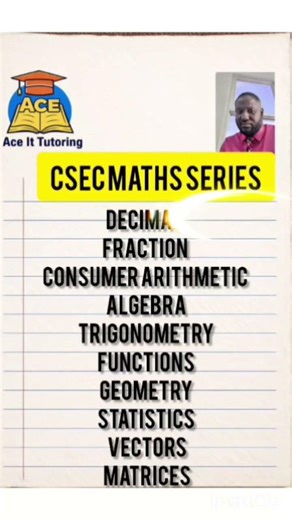 csec maths series #maths #mathstutor #funny #educational
