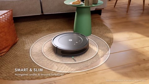 iRobot Roomba Vac Robot Vacuum (Q011) - Power-Lifting Suction, Quieter Cleaning Mode, Multi-Surface Cleaning, Cleans in Neat Rows, Easy to use, Self-Charging, Works with Alexa