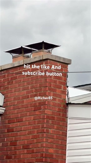 Chimney repair work is finally finished. Everything looks good from down here. Thanks for watching