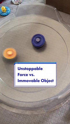 Unstoppable force meets immovable object #beyblade #fyp #beytok #foryou