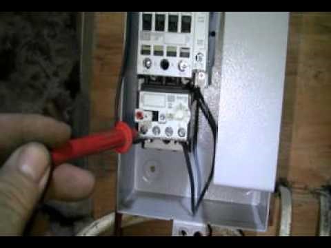 Air Compressor install with 220 volt magnetic start switch