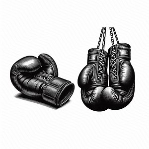 Boxing Gloves Bundle SVG, Sport Boxing Fight, Punch Sparring Boxing, Hanging Gloves SVG PNG Clipart Cut Files Engraving Silhouette - Etsy