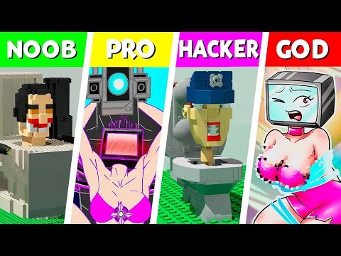 LEGO ALL Characters in Skibidi Toilet: Noob, Pro, HACKER! | Skibidi Toilet (Collection #773)