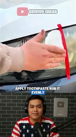 I Made My Foggy Headlights Crystal Clear Again #diy #lifehacks #ideas #shorts