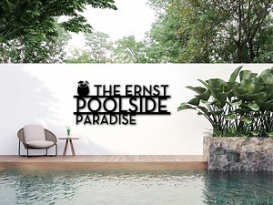 Personalized Tropical Drink Pool Sign Metal Wall Art | Outdoor Patio Decor | Poolside | Oasis Retreat | Summer Home Decor | Housewarming - Etsy