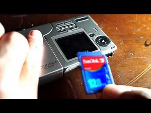 How to Format SD card Contax SL300 Digital Camera Using Old cameras