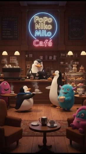 Funny Penguin Shorts | Popo Panic