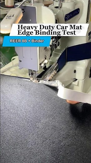 REER 8B Cylinder Arm Industrial Sewing Machine | Precision Edge Binding for Premium Car Floor Mats