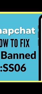 How to fix snapchat Device Ban ss06 (Android/IPhone)