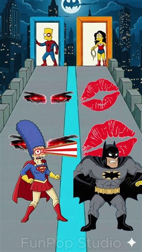 Heroes Homer Simpson X Marge The Simpson #simpsons #actorsagency#shorts