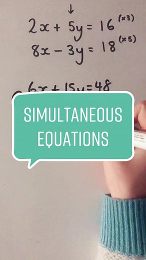 Solving Simultaneous Equations with Criss Cross Method