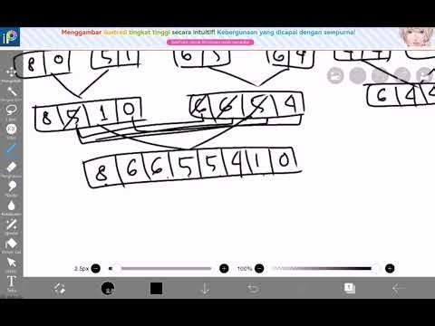 Praktik implementasi mergesort dan counting sort dalam java