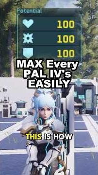How To MAX OUT All IV's EASILY In Palworld