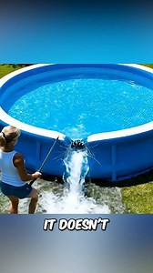 Why Cutting Your Pool Open Is a Bad Idea #virals #tools #shorts #ideas #pool | Drive Mac