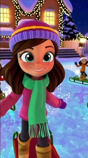 Детска Песен – Зимните Игри ❄️⛄ | Весела Зимна Песничка за Деца | Lucky Kid Mimi