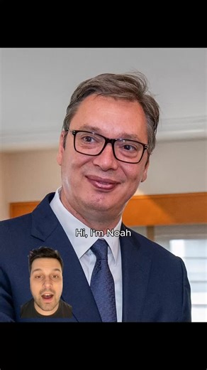 Noah Rocklin on Instagram: "Vučić is now the leader of a political party that is more moderate than his radical roots, but I don’t know how “moderate” you can be when you engage in jingoistic revisionism of your country’s very recent past and you are also involved in criminal schemes. His control over the media is scary and in a world where media is being consolidated more and more under conservative billionaires it’s hard not to see other countries on the path to having information be as strict
