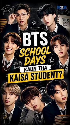 🤯 BTS Members' School Life Was Not What You Think! 💜