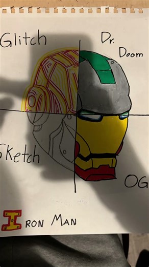 #art #drawing #makeup #mcu #ironman