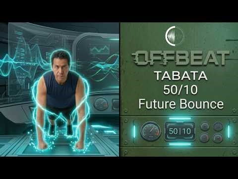12 Minute Tabata Timer | Future Bounce Rhythm | 50s / 10s | 12 Rounds