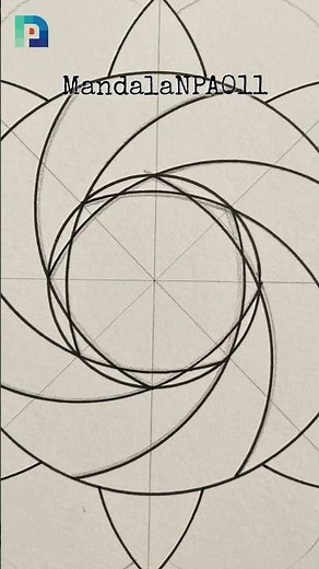 MandalaNPA011 ~ MANDALA / ZENDALA Art ~ Draw Along ~ Vary easy instructions