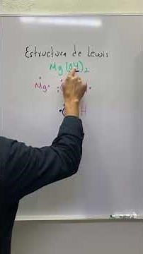 Lewis structure of Mg(OH)2 #quimicafacil #lewis #profeponcho #chemistry